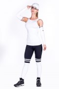 Заказать Nebbia Cutaway Fitness Tank Top (Белый)