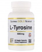 Заказать California Gold Nutrition L-Tyrosine AjiPure 500 мг 60 вег капс